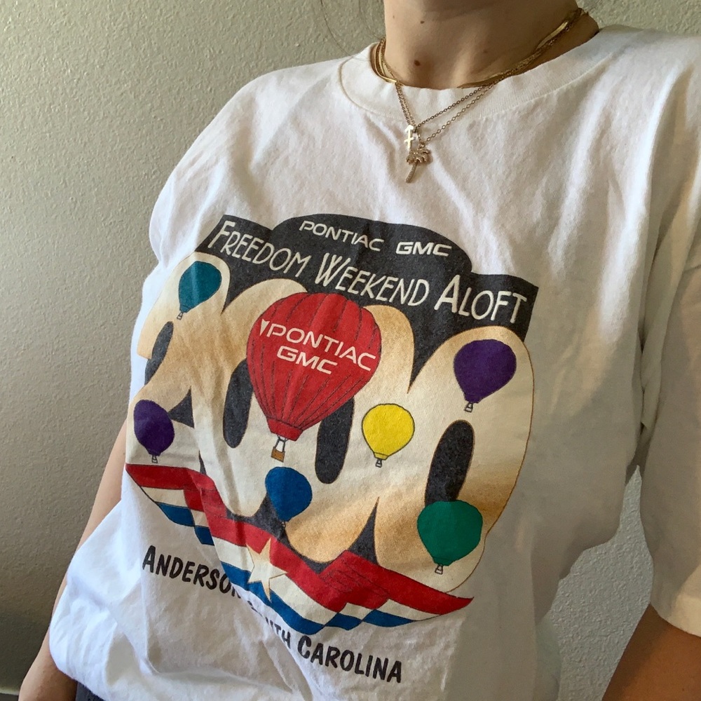 Vintage Hot Air Balloon Tee #2 - L